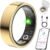 Smart Ring for Women Men, Health Tracker, Fitness Ring (Gold, 8#)