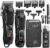 Professional Hair Clippers for Men Rechargeable Cordless Beard Trimmer & Electric Shaver, Hair Cutting Kit with LCD Display Gift for Dad, Husband, Men