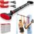 Pull Up Bar for Hallway or Doorway 6-piece Set with Two Attachable Resistance Bands/Handles, Training Manuals, No Screws Chin Up Bar, Max 680lbs, Width options: 27-37″, 37-47″; 46-53″