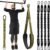 Pull Up Assistance Bands Set with 4 Levels, Adjustable Strap and Foot Rest