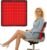 18″ x 18″Red Light Therapy Mat for Body, 255 LEDs 660nm 850nm Infrared Light Therapy Heating Pad with Car Charger Plug for Back Knee Joints 50w 10Hz/40Hz Pulse Mode