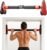 Doorway Pull Up Bar, Adjustable No Screws Hang Bar with Level Meter and Double Safety Lock, No Drill Chin Up Bar for Door Frame, Portable Strength Training Pull-up Bars for Home Gym
