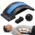 Back Stretcher for Lower Back Pain Relief with Massage Ball & Support Belt, Multi-Level Adjustable Arch Lumbar Back Cracker Board, Spine Decompression & Posture Support Back Massager