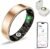 Women Men Smart Ring Health Tracker, Sleep Exercise Health Monitoring Wearable Device, IP68 Waterproof, iOS/Android Compatible, No Subscription Required, 5‑Day Long Lasting Battery (Rose Gold, 9)