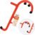 Tiger Tail Tiger Cane Back & Neck Massager – Trigger Point Deep Tissue Acupressure Therapy Cane Massage Hook with 7 Gription Knobs, 2-Piece Massage Tool for Muscle Knot & Shoulder Massage, Orange