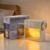Moon Alarm Clock,Wake Up Light Sunrise Simulation Alarm Clock with 20 White Noise Sleep Sound Machine for Bedroom,Dual Alarms,Snooze,Timer,Effective Alarm Clocks with Moon Light for Deep Sleepers