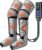 Air Compression Leg Massager with Heat : Leg Massager for Circulation and Pain Relief – Sequential Compression Boots with 9 Intensity, 4 Modes, 3 Heating, Vibration, for Men Women