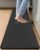 Color&Geometry Antifatigue Kitchen Mat for Floor 20×71-3/4 in Thick, Black