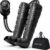 Air Compression Leg Massage, Leg Massager for Circulation Relax Muscles, Portable Full Leg Compression Boots, with 6 Relax Modes 3 Pressure Levels Automatic Timer, Gifts for Men Women