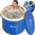 Lifepro Portable Ice Bath Tub with Cover and Storage Bag – Home & Travel Ice Bath Tub for Athletes and Adults, Durable Cold Plunge Tub for Home Therapy Sessions, Outdoor Ice Bath Cold Water Plunge Tub
