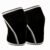 Knee Sleeves (1 Pair) 7mm Neoprene Thick Compression Knee Brace Support for Weightlifting, Powerlifting, Squatting and Cross Fit Training Fitness for Women and Men Black, L
