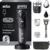 Braun All-in-One Series 9 Men’s Electric Beard Trimmer, Hair Clipper, Shaver & Razor for Face, Hair & Body, AIO 9535 with Gillette Labs Razor, Cordless