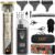 Hair Clippers for Men 2 in 1 Beard and Mustache Trimmer for Men T Liners Trimmers Electric Cordless Nose and Ear Hair Trimmer Grooming Kit with Bag, to Son Husband Father Men’s Gifts