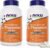 Now Foods L-Theanine, Double Strength 200 mg Per Cap – 180 Veg Capsules (Pack of 2) (360 Total caps) – Enhanced with 100mg Inositol – Vegetarian, Non-GMO – Ltheanine 200mg Supplement