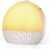Geuuap Sunrise Alarm Clock White Noise Machine with Bluetooth Speaker,Khaki