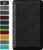 1″ Thick Kitchen Mats for Floor, Water Resistant Floor Rug,Black/32″ x 20″