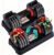 Adjustable Dumbbells 55LBS Dumbbell Set with Tray for Fitness,1-Sec Adjustable Weights Dumbbells Set,with Anti-Slip Texture Handle, Weight Set For Home Gym Suit both Men and Women